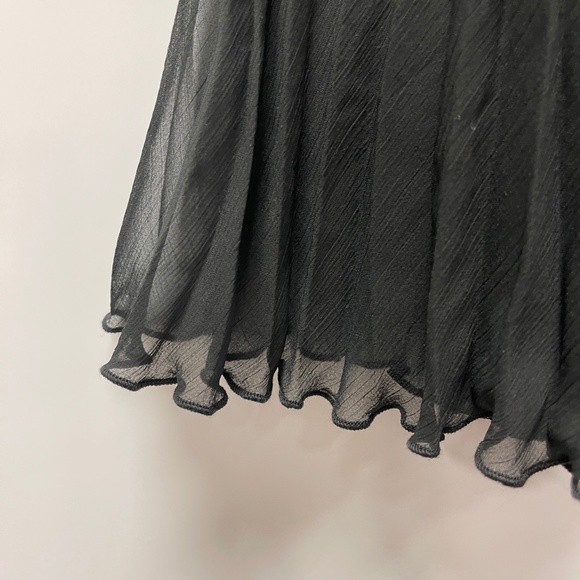 Abercrombie &‎ Fitch Sheer Pleated Elastic Waist Skirt Sz S - Picture 7 of 8